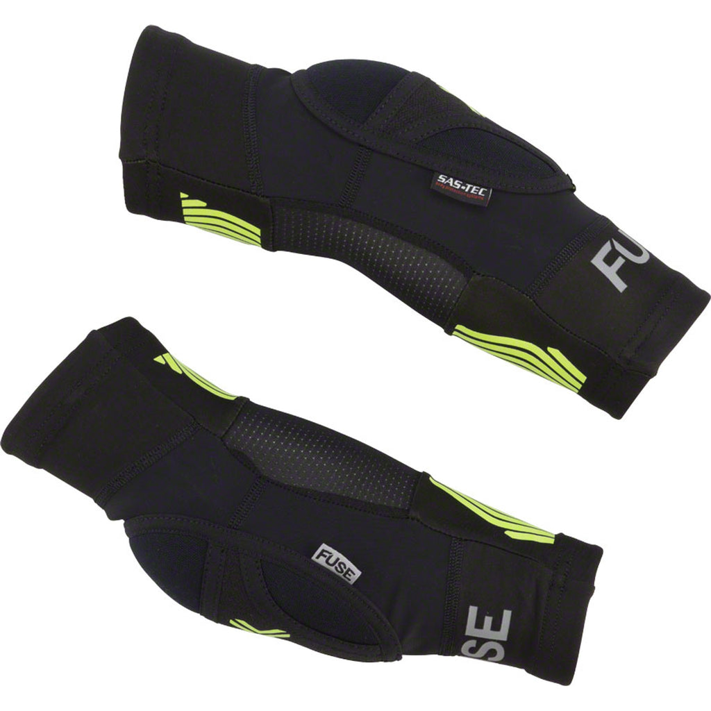 Protection Omega Elbow Pad - Black/Neon Yellow, 3X-Large, Pair