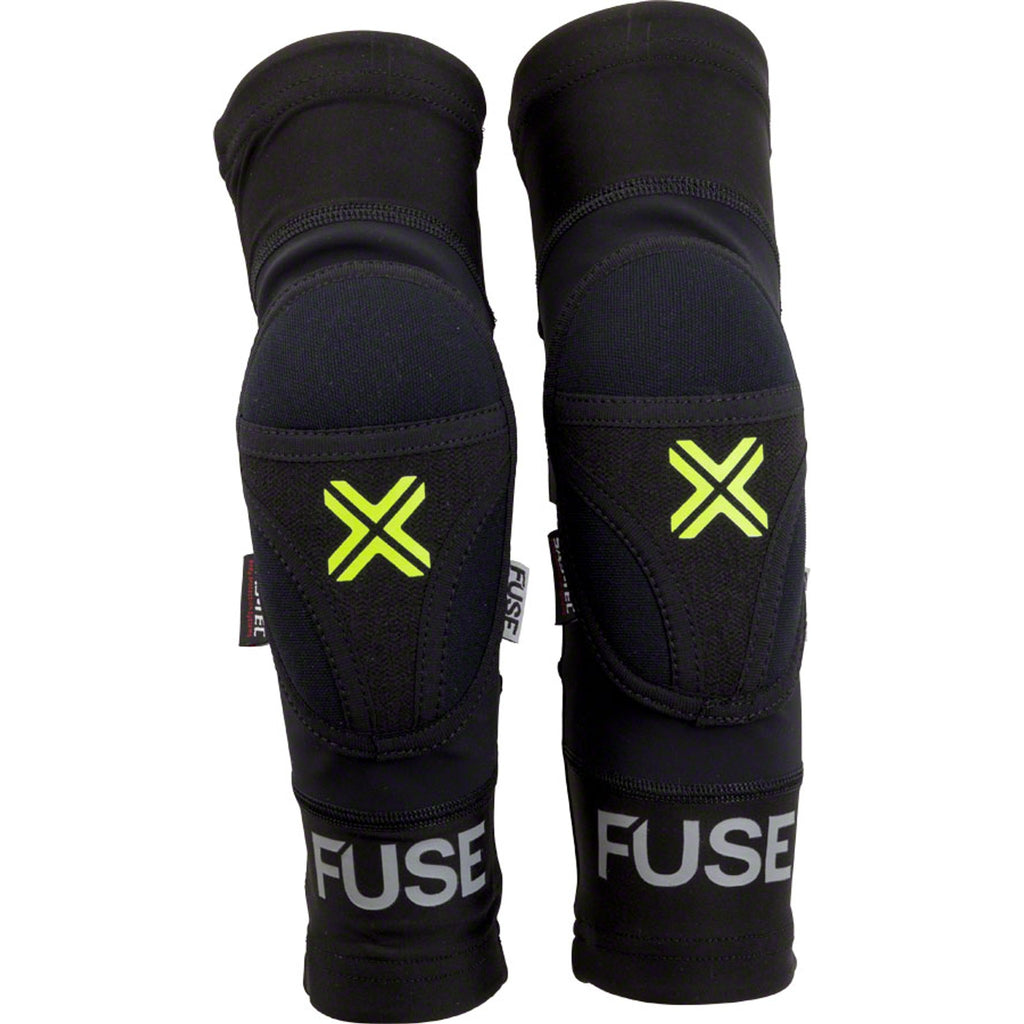 Protection Omega Elbow Pad - Black/Neon Yellow, 3X-Large, Pair