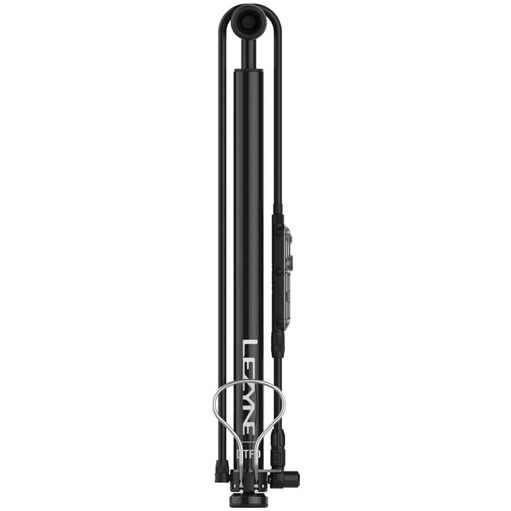 Digital Travel Floor Pump - 160psi, Black