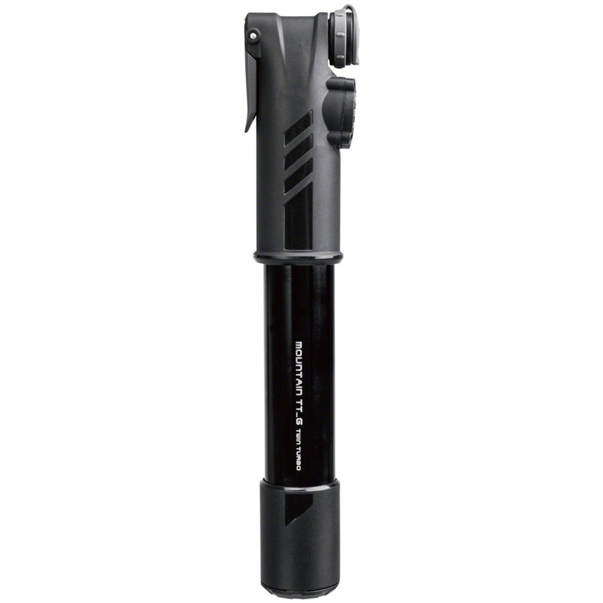 Mountain TT G Mini Pump, 60psi, With Gauge, Black