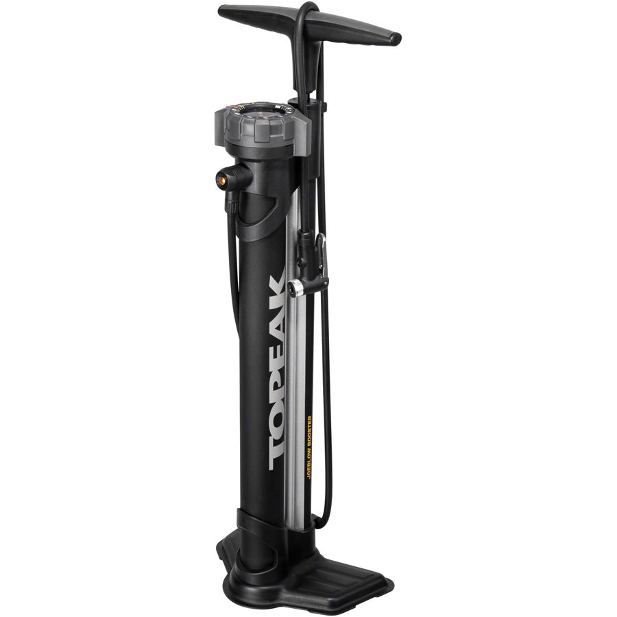 JoeBlow Booster Floor Pump - 160psi / 11bar, SmartHead DX3, Black/Gray