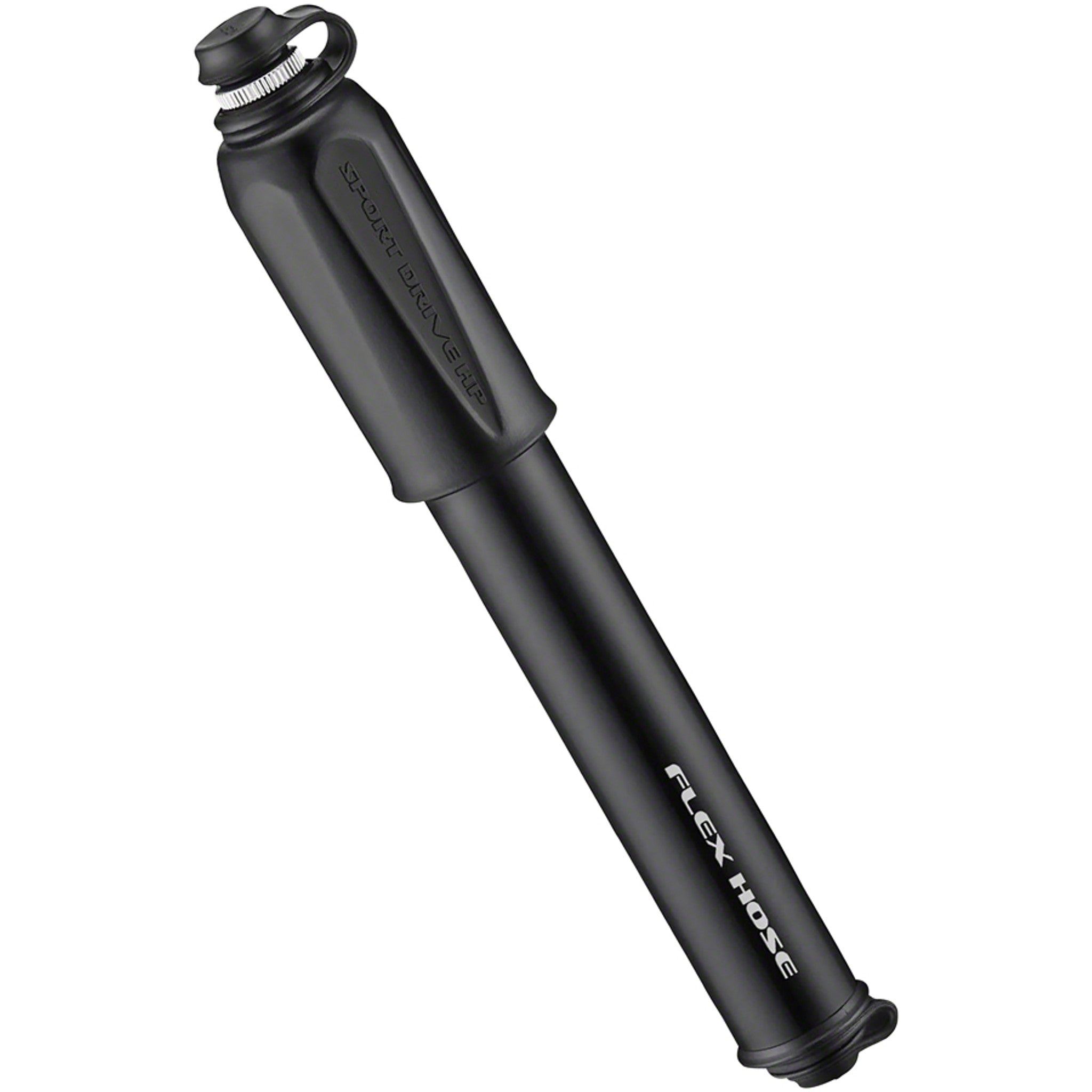 Sport Drive HP Hand Pump - Small,  Flex Hose, Black