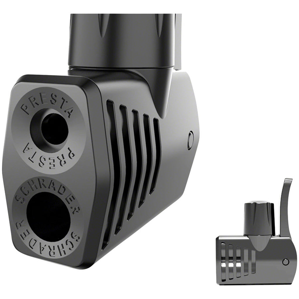 Apex HP Floor Pump - 140 Psi, Gray