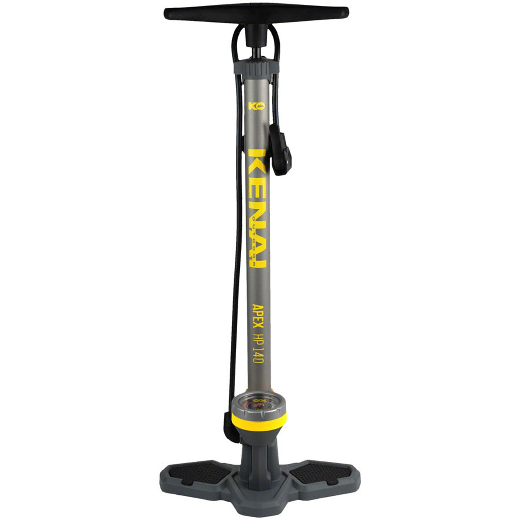 Apex HP Floor Pump - 140 Psi, Gray