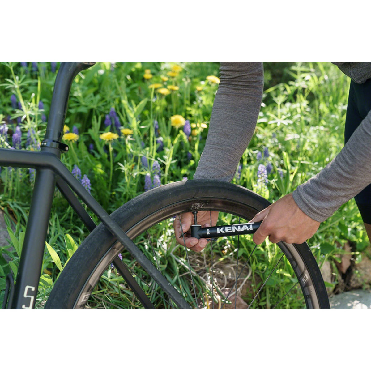 Alloy Mini Frame Pump - 80 Psi, Black