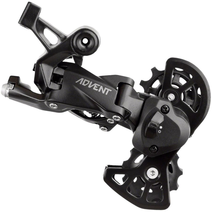 ADVENT Super Short Rear Derailleur - 9 Speed, Super Short Cage, Black, With Clutch