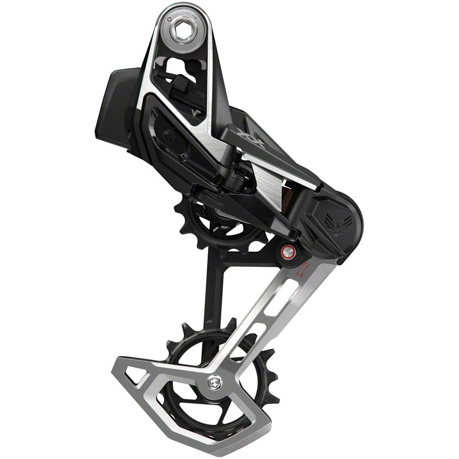 XX Eagle T-Type AXS Rear Derailleur - 12-Speed, 52t Max, (Battery Not Included), UDH Hangerless, Aluminum Cage, Black/Silver