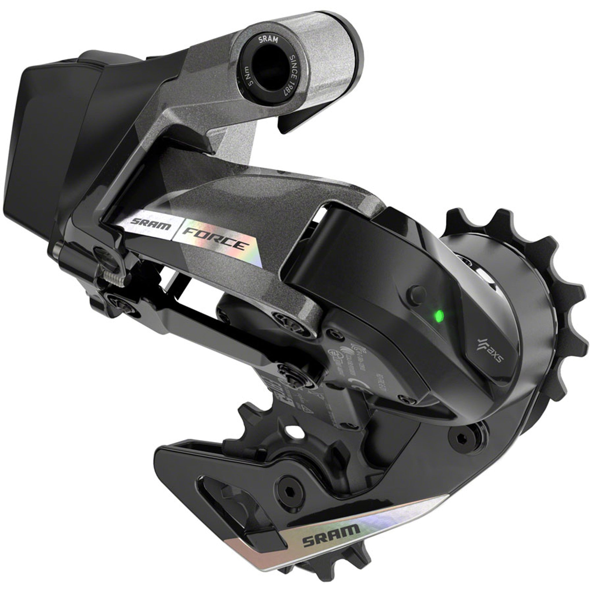 Force AXS eTap Rear Derailleur - 12-Speed, Medium Cage, 36t Max, (Battery Not Included), Iridescent Gray, D2