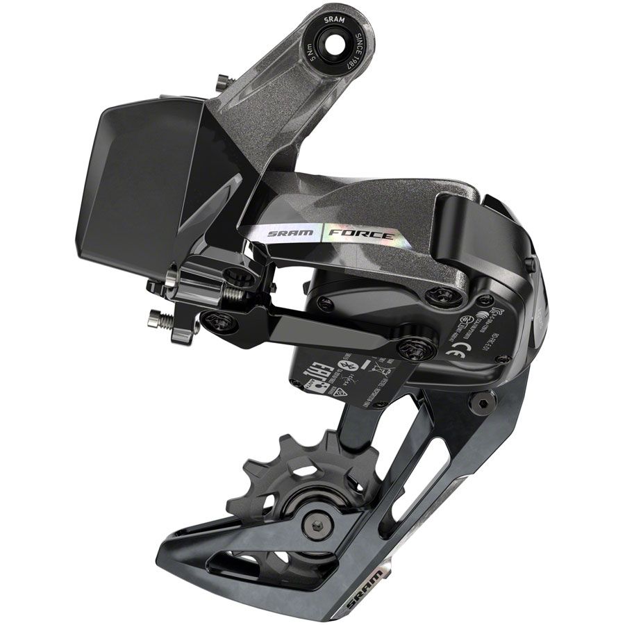 Force XPLR AXS eTap Rear Derailleur - 12-Speed, Medium Cage, 44t Max, (Battery Not Included), Iridescent Gray, D2