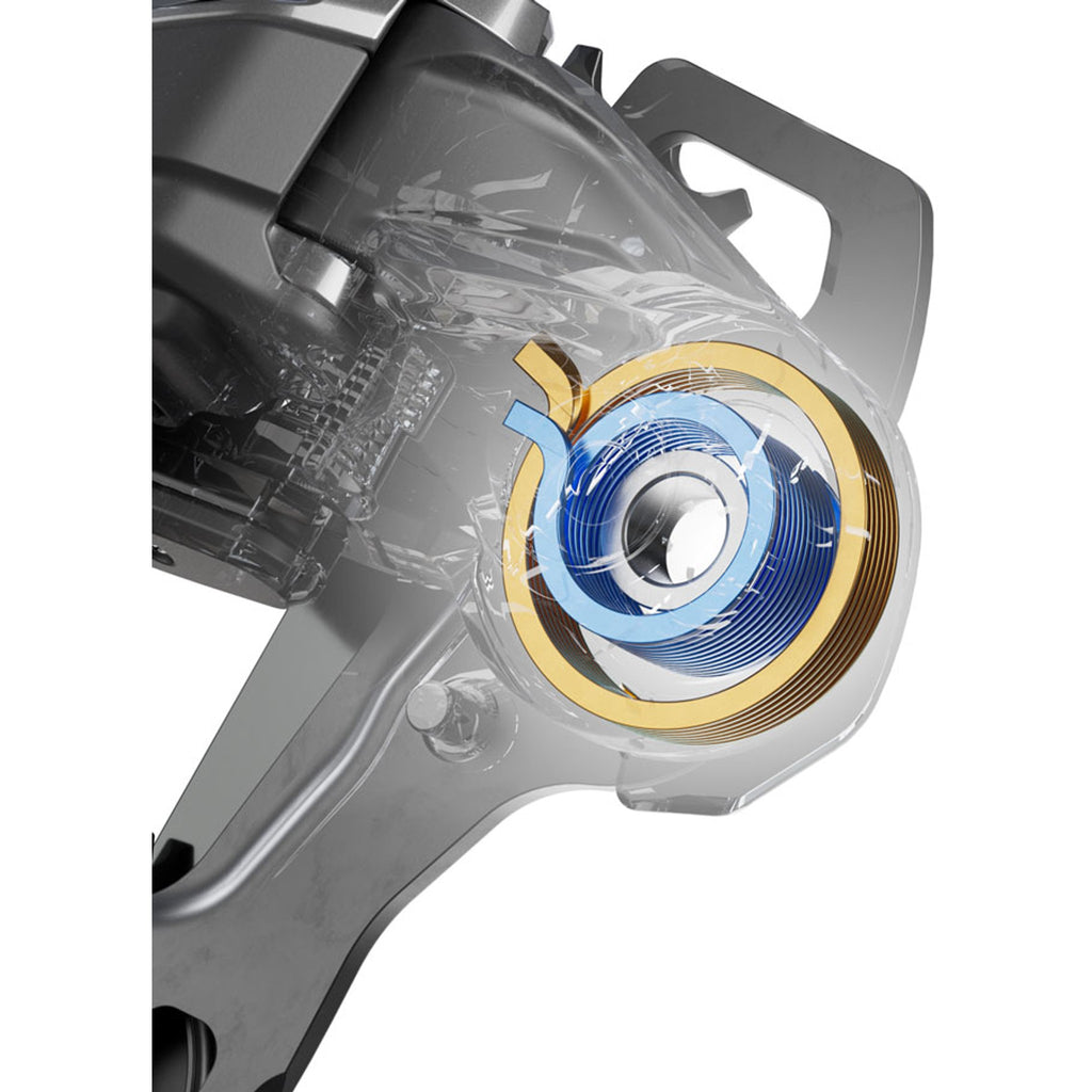 Deore XT RD-M8250-GS Di2 Wireless Rear Derailleur - 12-Speed, Medium Cage, Shadow ES, Black/Gray