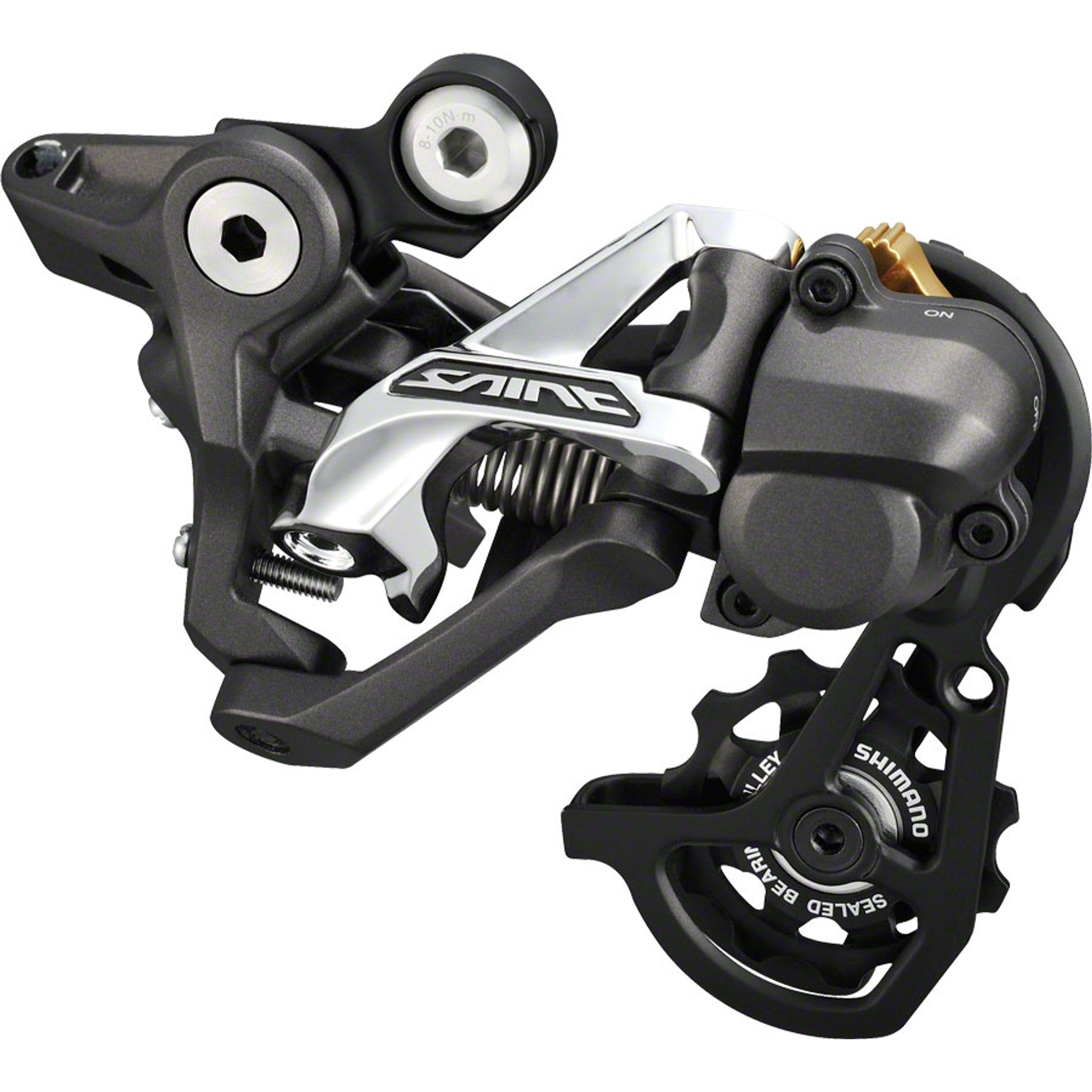 Saint RD-M820-SS1 Rear Derailleur - 10 Speed, Short Cage, Black