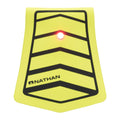 Nathan Mag Strobe Arrows LED Clip-on Light: Black/Safety Yellow