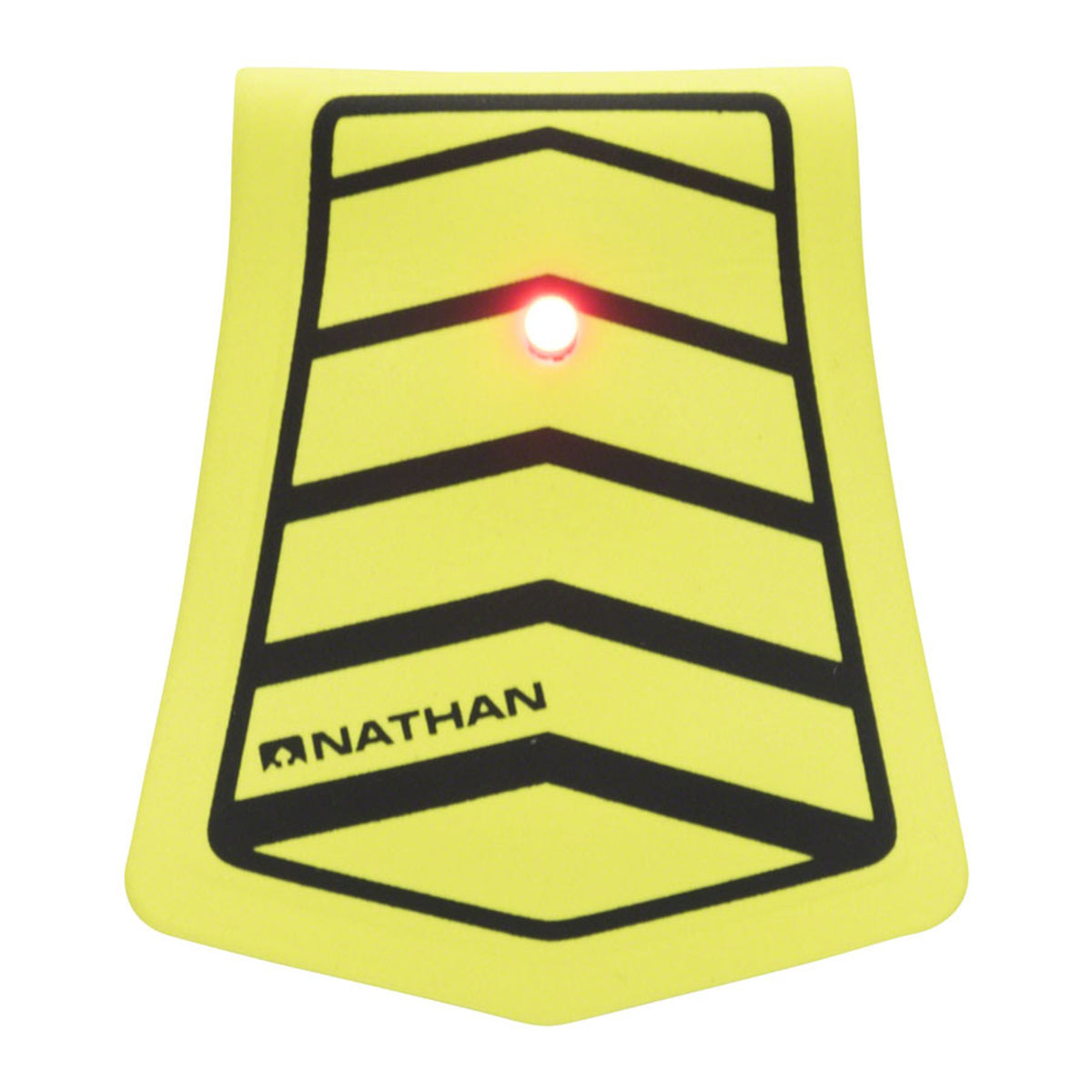 Nathan Mag Strobe Arrows LED Clip-on Light: Black/Safety Yellow