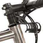 Bumper Bar Bag/Accessory Mount - Fits 1-1/8" Threadless Steerer Tubes, Black