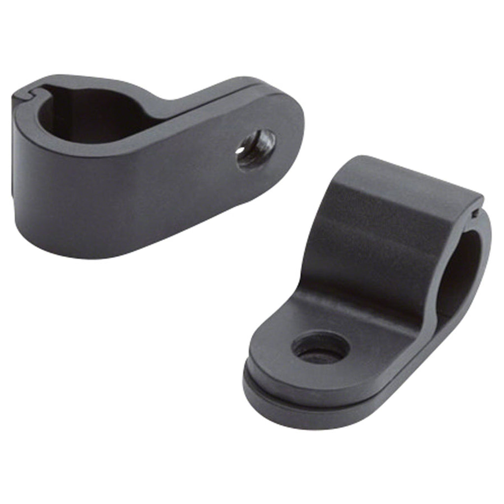 P-Clamp Set - Universal Mount, 19mm, Pair, Black