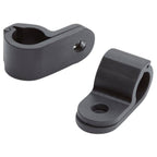 P-Clamp Set - Universal Mount, 19mm, Pair, Black