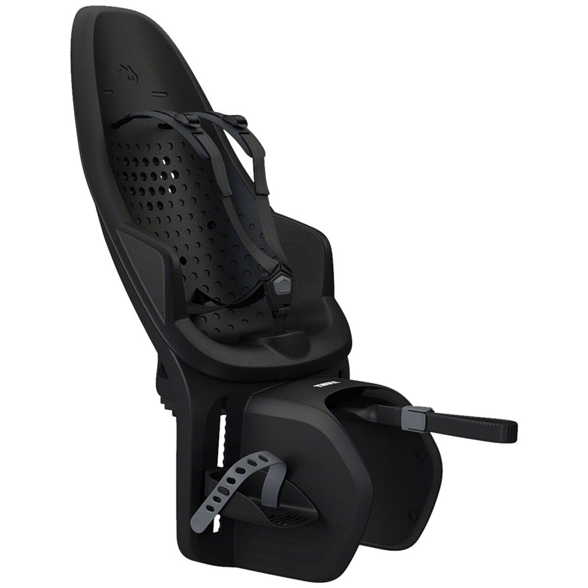 Yepp 2 Maxi Rack Mounted Mik HD Child Bike Seat - Midnight Black