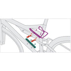 B-RAD Double Bottle Cage Adaptor
