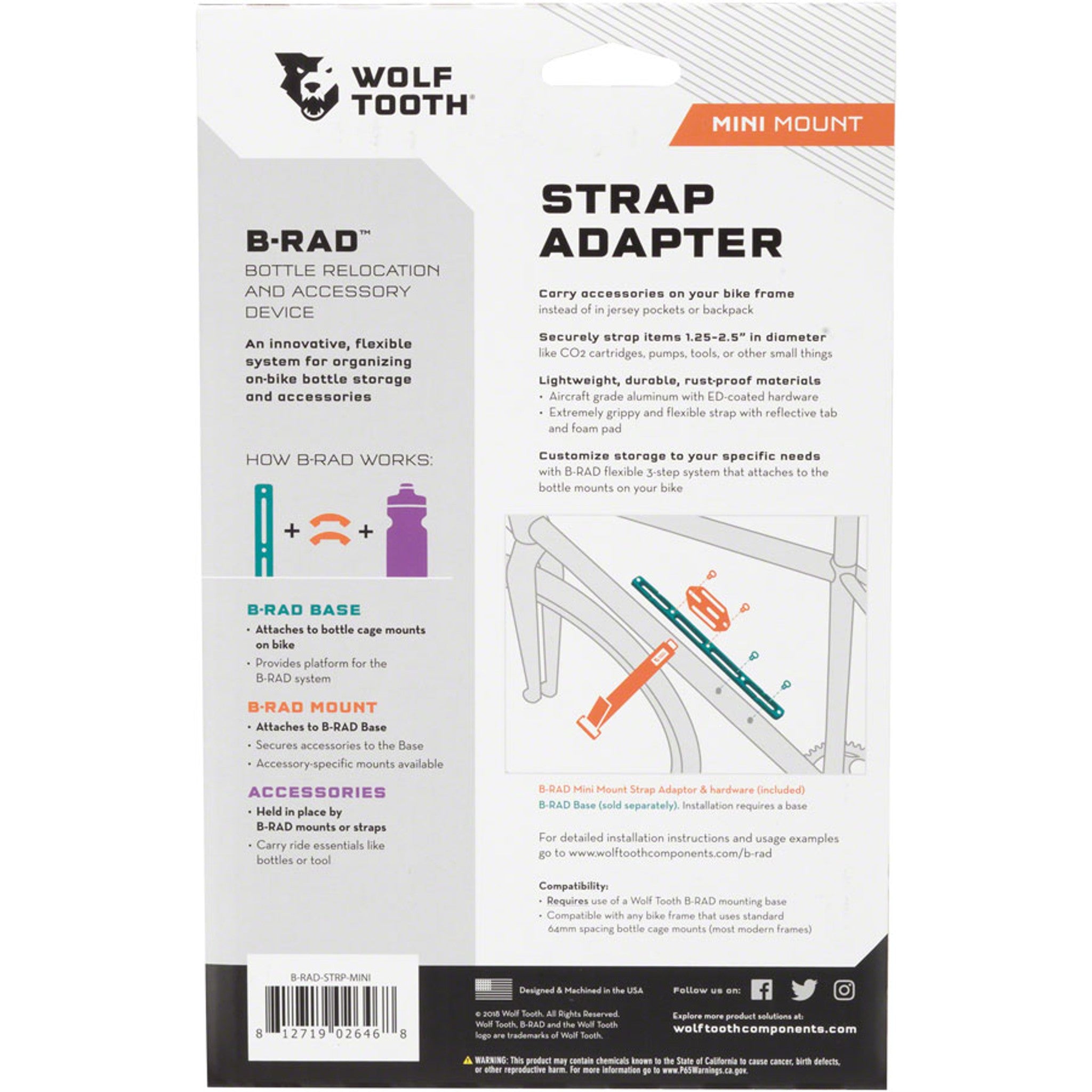 B-RAD Accessory Strap Mounts