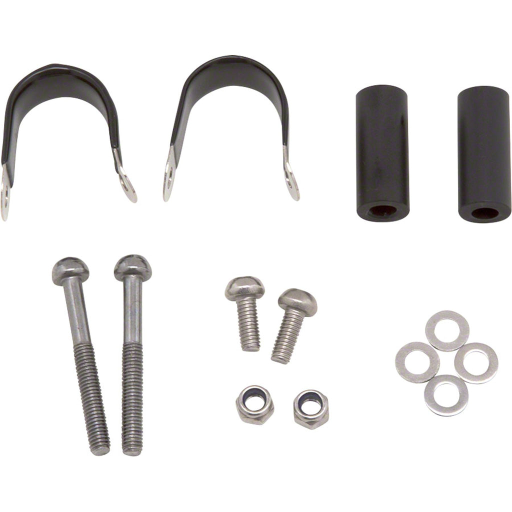 Versa Disc Brake Compatible Rear Rack: Black. Fits up to 29" wheels
