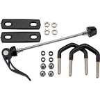 Axiom Journey Suspension and Disc Lowrider Front Rack: Black