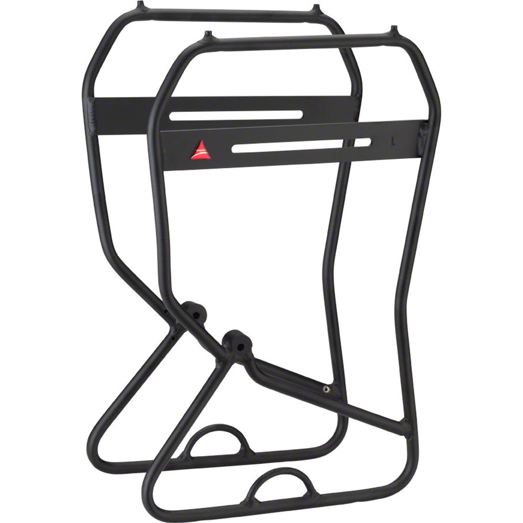 Axiom Journey Suspension and Disc Lowrider Front Rack: Black