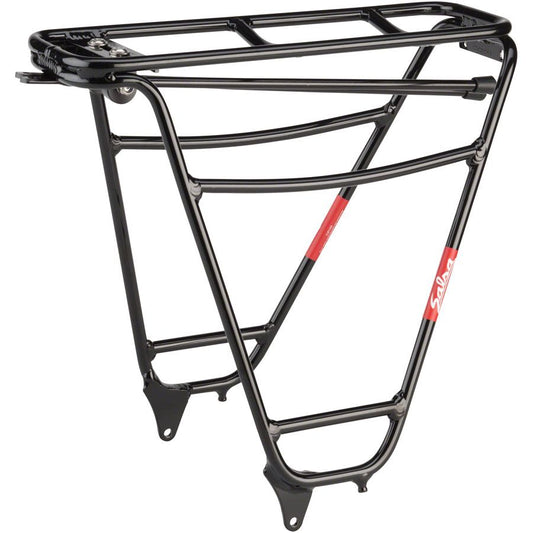 Alternator Rear Rack - Fits Rear Dropout Spacing 190-197mm, Aluminum, Black
