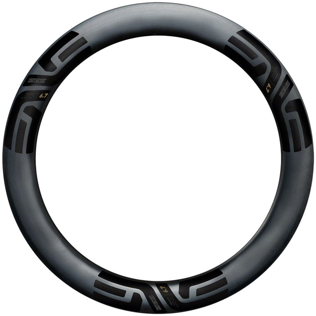 Ses Rims - 700 - Disc - 24H - Tubeless Ready - Black
