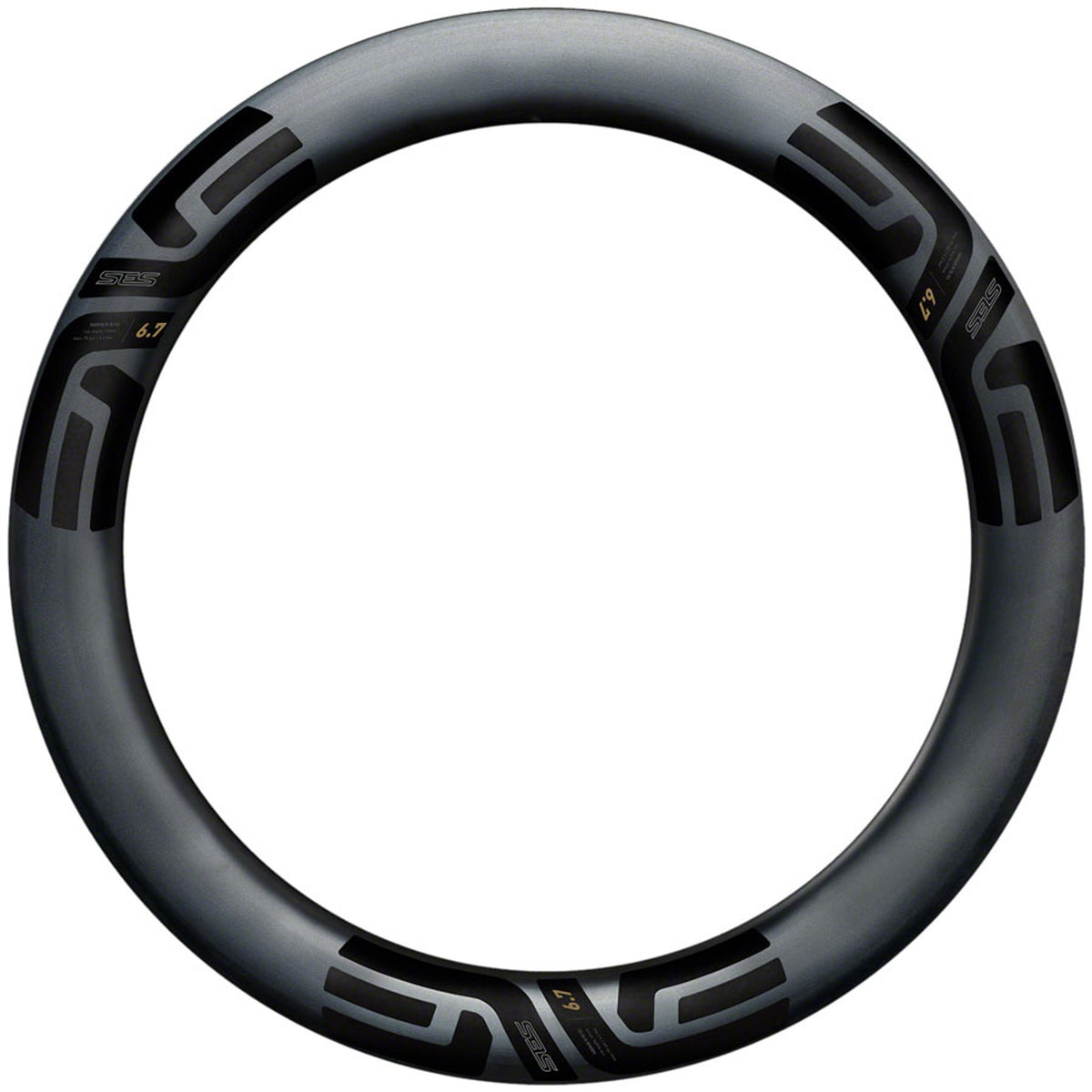 Ses Rims - 700 - Disc - 24H - Tubeless Ready - Black