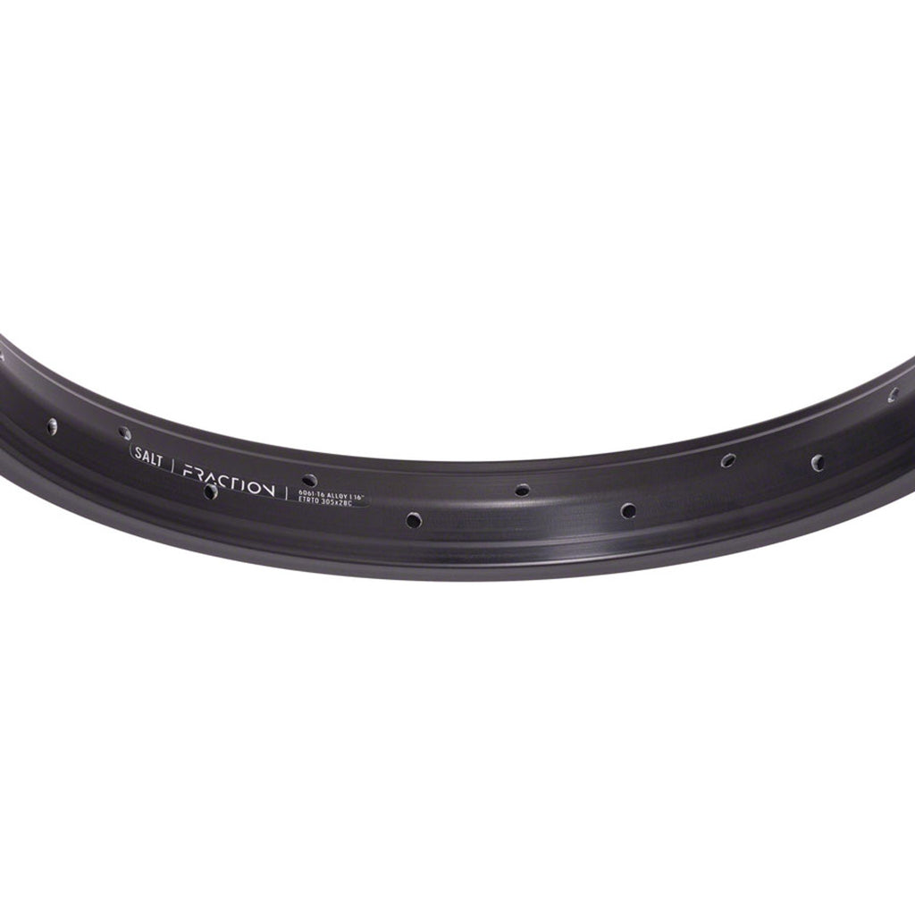 Fraction Rim - 16", Includes Rim Tape, Black