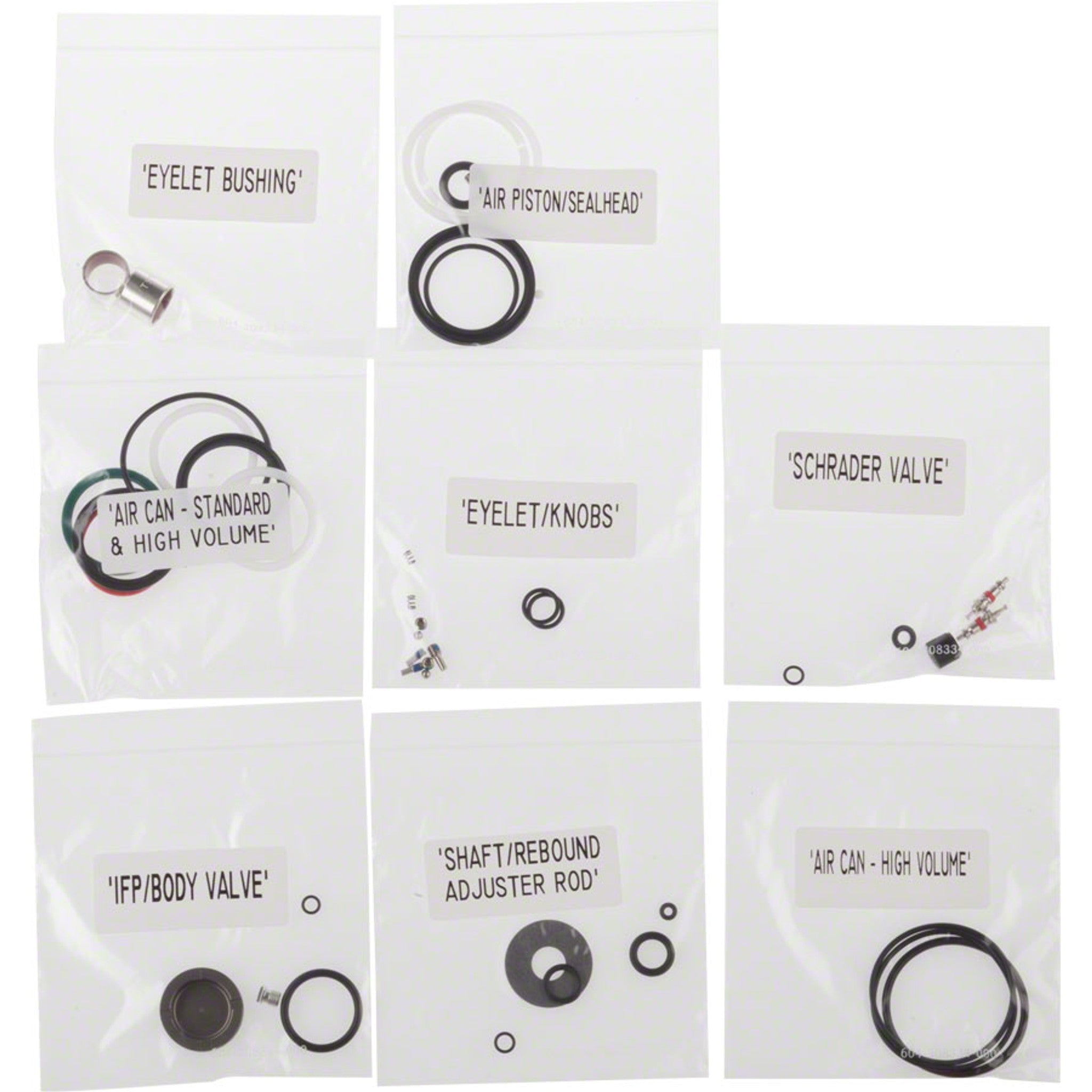Rear Shock Full Service Kits - Rear Shock Service Kit - Rear Shock Service Kit