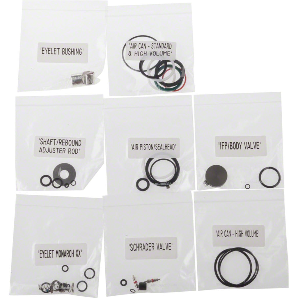 Rear Shock Full Service Kits - Rear Shock Service Kit - Rear Shock Service Kit