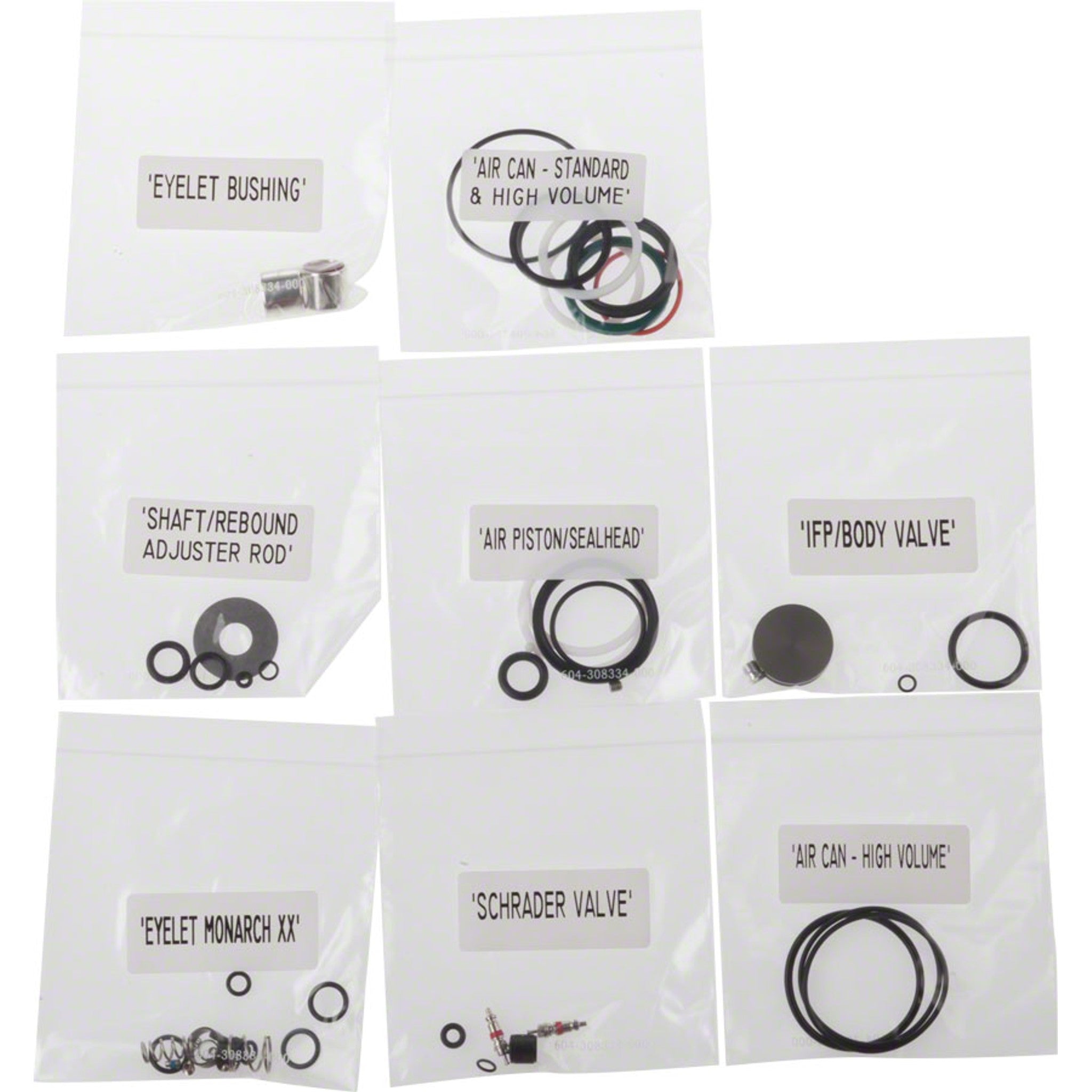 Rear Shock Full Service Kits - Rear Shock Service Kit - Rear Shock Service Kit