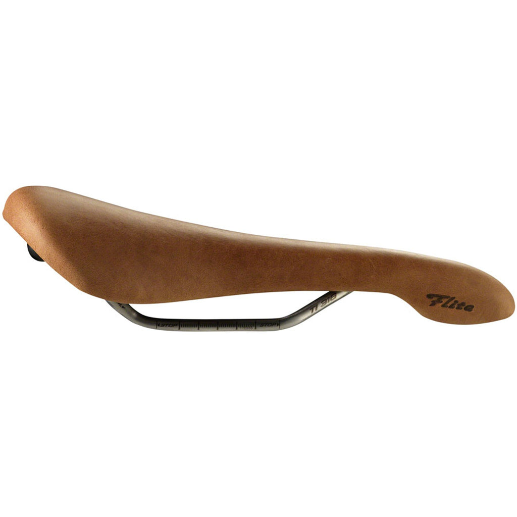 Flight Racer Saddle - Titanium, Brown, L1