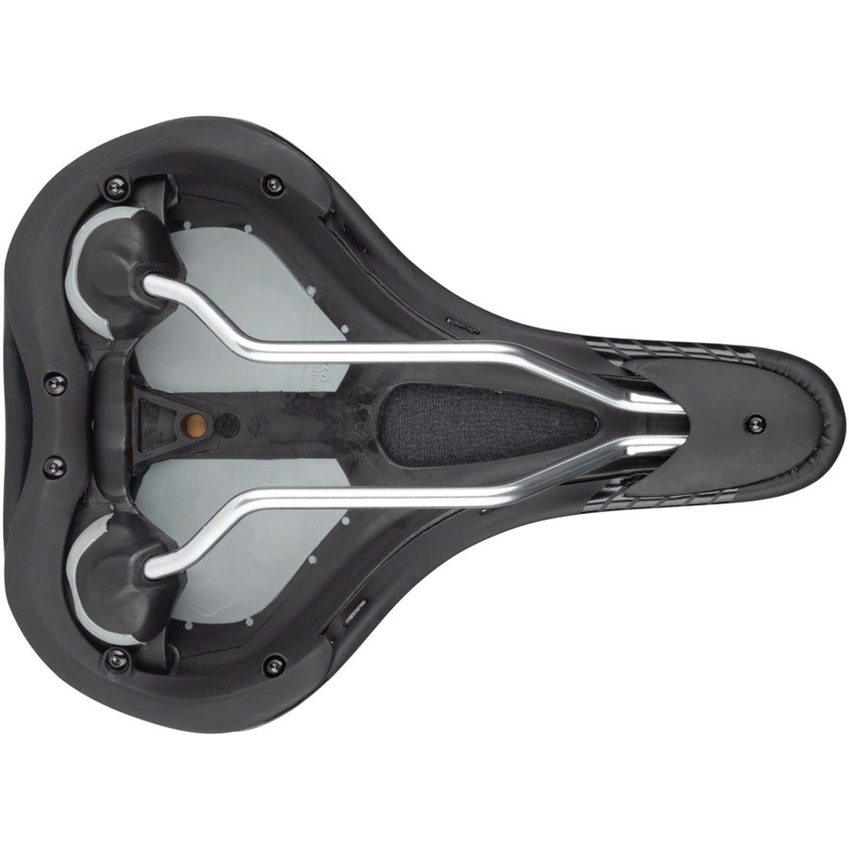 Relax Saddle - Steel - Black