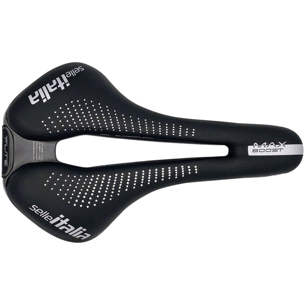 Max Flite Boost Gel Superflow Saddle - Titanium, Black, L3