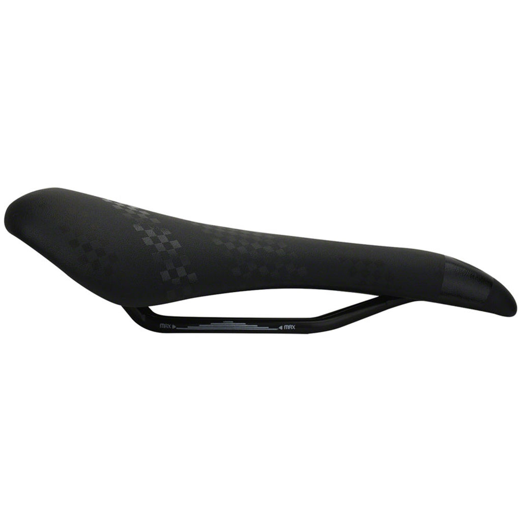 DJ Series Saddle - Steel, Microfiber Black, 133