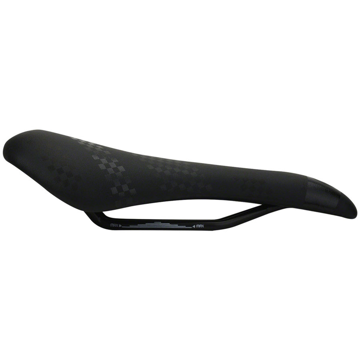 DJ Series Saddle - Steel, Microfiber Black, 133