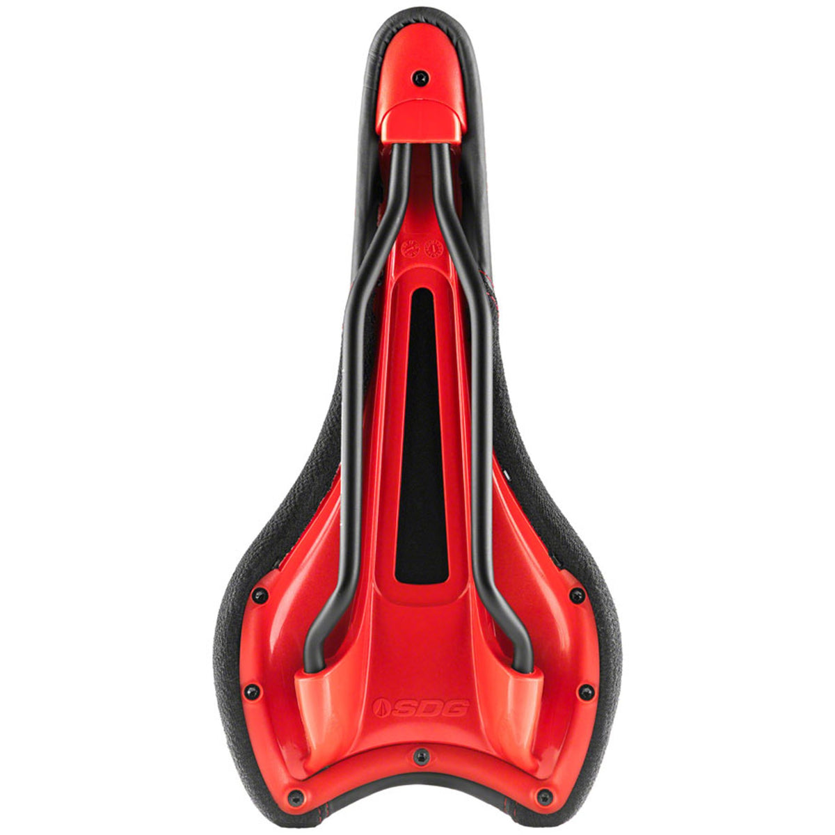 Radar Saddle - Titanium Alloy, Black/Red