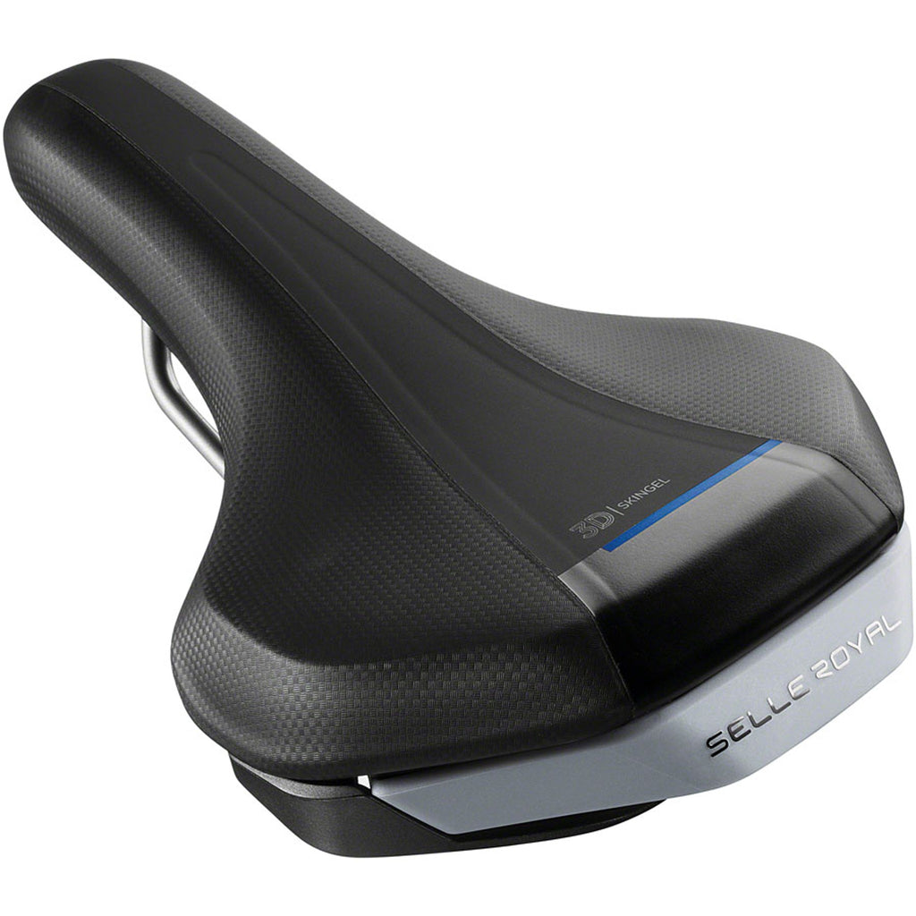 E-Zone Saddle - Steel, Black