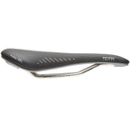 Raven Ti Gel Saddle - Titanium, Black