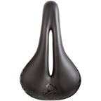 Butterfly Chromoly Gel Saddle - Chromoly, Black, Women's