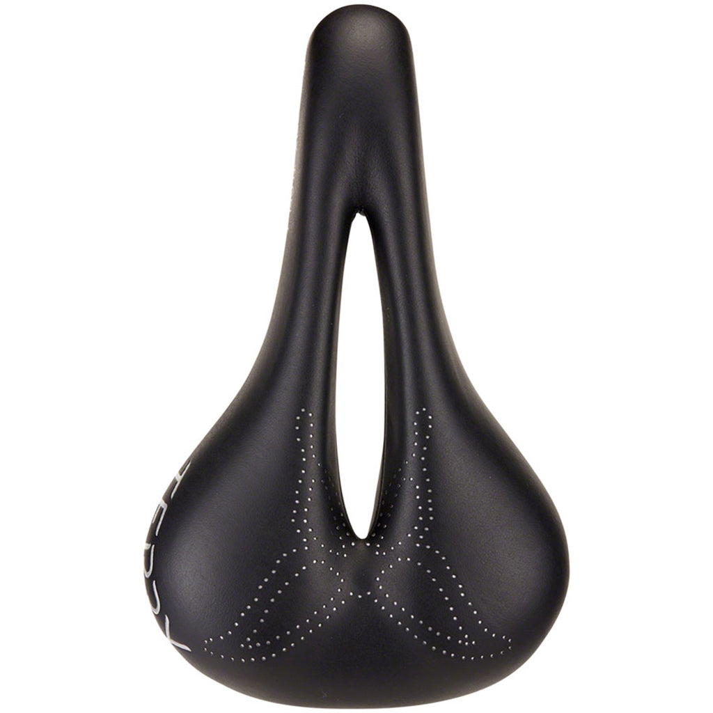 Butterfly Ti Gel+ Saddle - Titanium, Black, Women's
