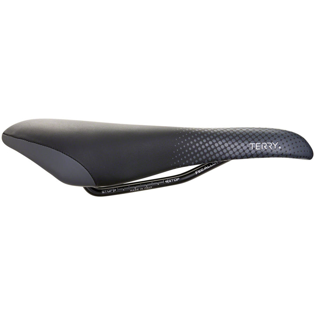Falcon X Saddle - Chromoly, Black Gray, Women's