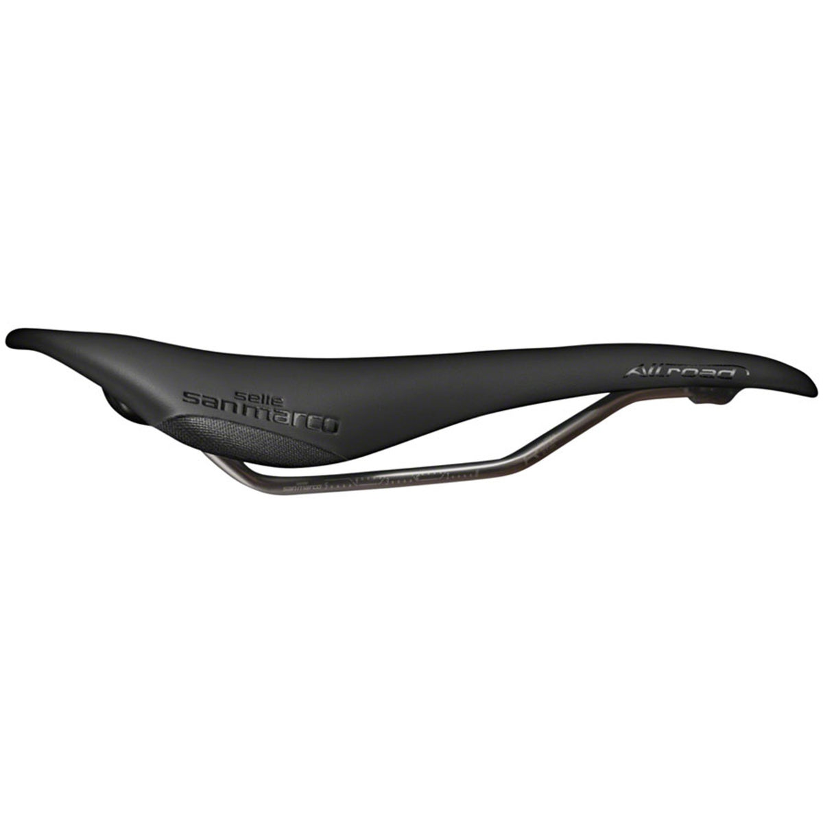 Allroad Open Fit Racing Saddle - Manganese, Black, Men's, Wide