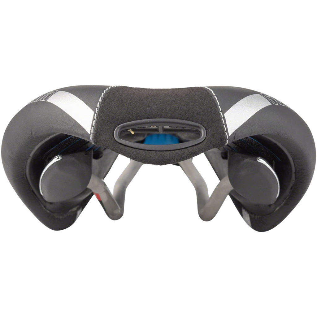 Selle Italia Max Flite Gel Superflow Saddle - Titanium, Black, L3