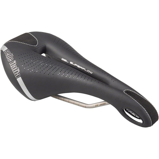 Max Flite Gel Superflow Saddle - Titanium, Black, L3