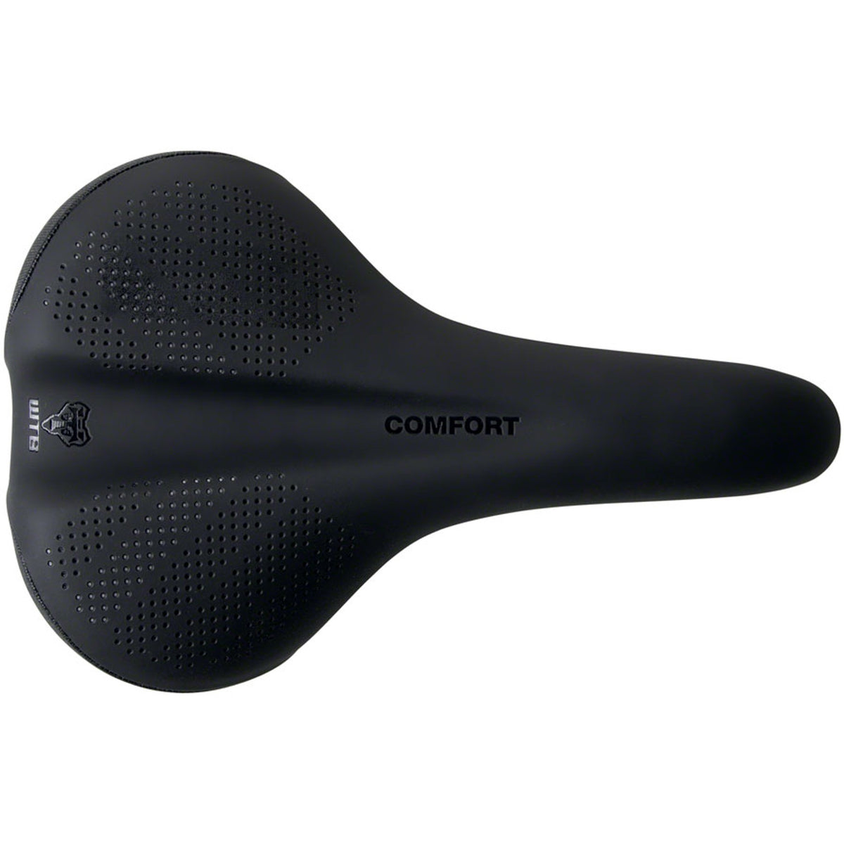 Comfort Saddle - Steel, Black, Wide