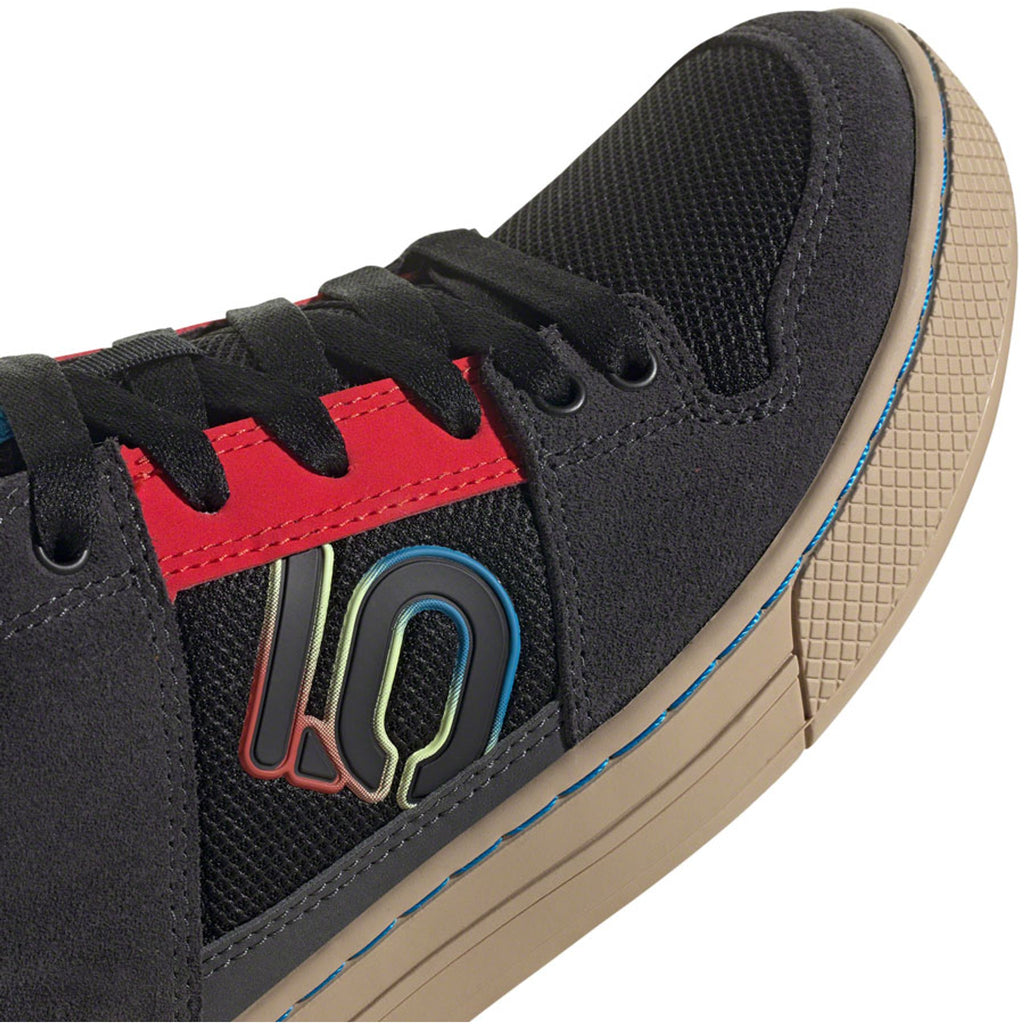 Freerider Flat Shoes - Men's, Core Black/Carbon/Pulse Lime