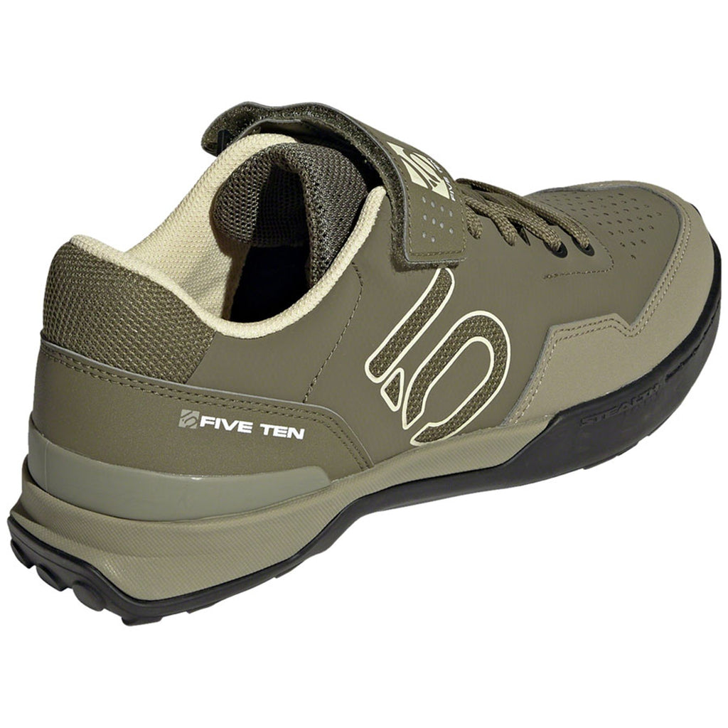 Kestrel Lace Mountain Clipless Shoes - Men's, Focus Olive/Sandy Beige/Orbit Green